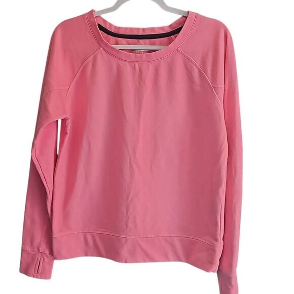 Forever 21 Sweatshirt. Longsleeve shirt with thumb hole. Pink, Size Large - Picture 3 of 8